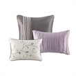Madison Park Serene 7-Piece 100 Percent Polyester Polyoni Comforter Set - Purple