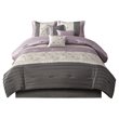 Madison Park Serene 7-Piece 100 Percent Polyester Polyoni Comforter Set - Purple
