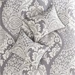 Madison Park Vienna 7-Piece 100 Percent Cotton Printed Comforter Set in Gray