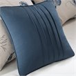 Madison Park Bayside 7-Piece 100 Percent Cotton Printed Comforter Set in Blue