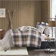 Madison Park Ridge 6-Piece Polyester Full/Queen Duvet Cover Set - Brown