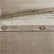Madison Park Boone 7-Piece Polyester Microsuede Printed Comforter Set in Tan