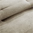 Madison Park Boone 7-Piece Polyester Microsuede Printed Comforter Set in Tan