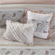 Madison Park Dawn 9-Piece Cotton T180 Printing Pieced Comforter Set in Pink