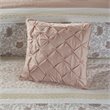 Madison Park Dawn 9-Piece Cotton T180 Printing Pieced Comforter Set in Pink