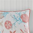 Madison Park 6-Piece 100 Percent Cotton Sateen Printed Coverlet Set in Pink