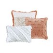 Madison Park 6-Piece 100 Percent Cotton Percale Printed Coverlet Set in Pink