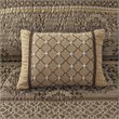 Madison Park Bellagio 6-Piece Polyester Jacquard Coverlet Set in Brown