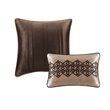 Madison Park Princeton 5-Piece 100 Percent Polyester Jacquard Coverlet Set - Red