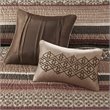 Madison Park Princeton 5-Piece 100 Percent Polyester Jacquard Coverlet Set - Red
