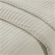 Madison Park Keaton 100 Percent Polyester Microfiber Coverlet Mini Set in Cream