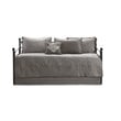 Madison Park Quebec Polyester Solid Brushed Reversible Daybed Cover Set in Gray