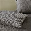 Madison Park Quebec Polyester Solid Brushed Reversible Daybed Cover Set in Gray