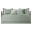 Madison Park Tuscany Polyester Microfiber 6pcs Daybed Cover Set in Green