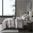 Madison Park Rhapsody 7-Piece Polyester Jacquard Comforter Set in Purple