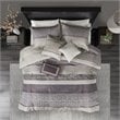 Madison Park Rhapsody 7-Piece Polyester Jacquard Comforter Set in Purple