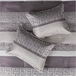 Madison Park Rhapsody 7-Piece Polyester Jacquard Comforter Set in Purple