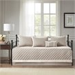 Madison Park Breanna 6-Piece 100 Percent Cotton Daybed Cover Set in Brown