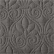 Madison Park Traditional 100 Percent Polyester Fitted Bedspread in Gray