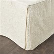 Madison Park Traditional 100 Percent Polyester Fitted Bedspread in Cream