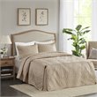 Madison Park Traditional 100 Percent Polyester Fitted Bedspread in Brown