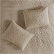 Madison Park Traditional 100 Percent Polyester Fitted Bedspread in Brown