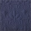 Madison Park Traditional 100 Percent Polyester Fitted Bedspread in Navy