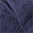 Madison Park Traditional 100 Percent Polyester Fitted Bedspread in Navy