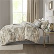 Madison Park Beacon 7-Piece Cotton Fabric Comforter Set in Gray