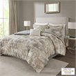 Madison Park Beacon 7-Piece Cotton Fabric Comforter Set in Gray