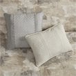 Madison Park Beacon 7-Piece Cotton Fabric Comforter Set in Gray