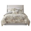 Madison Park Beacon 7-Piece Cotton Fabric Comforter Set in Gray