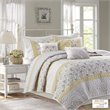 Madison Park 6-Piece Polyester Cotton Percale Printed Coverlet Set - Multi-Color