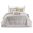 Madison Park 6-Piece Polyester Cotton Percale Printed Coverlet Set - Multi-Color