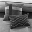 Madison Park Palisades 7-Piece Polyester Faux Suede Comforter Set in Black