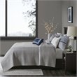 Madison Park Rhapsody 6-Piece Polyester Jacquard Coverlet Set in Navy