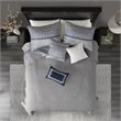 Madison Park Rhapsody 6-Piece Polyester Jacquard Coverlet Set in Navy