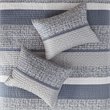 Madison Park Rhapsody 6-Piece Polyester Jacquard Coverlet Set in Navy