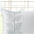 Madison Park 6-Piece Polyester Microfiber Coverlet Set with Embroidery in White