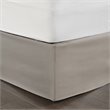 Madison Park Polyester Microfiber Wrap Around Adjustable Bedskirt in Brown