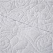 Madison Park 100 Percent Polyester Microfiber Oversized Quilted Throw in White