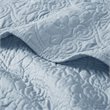 Madison Park 100 Percent Polyester Microfiber Oversized Quilted Throw in Blue