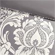 Madison Park Vienna 6-Piece Cotton Printed King/Cal King Duvet Set in Gray