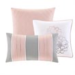 Madison Park Lola 6-Piece 100 Percent Cotton Sateen Printed Coverlet Set in Gray