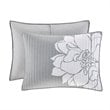 Madison Park Lola 6-Piece 100 Percent Cotton Sateen Printed Coverlet Set in Gray