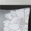 Madison Park Lola 6-Piece 100 Percent Cotton Sateen Printed Coverlet Set in Gray
