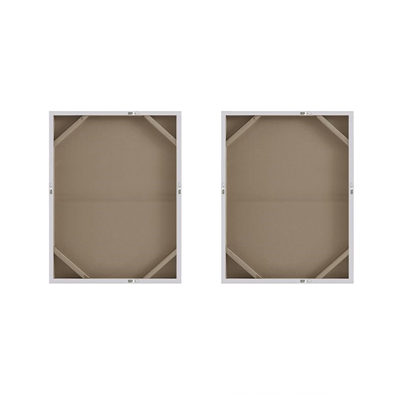 Madison Park 2-Piece MDF Paper Canvas with Glitter Embellishment in Multi-Color