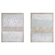 Madison Park 2-Piece MDF Paper Canvas with Glitter Embellishment in Multi-Color