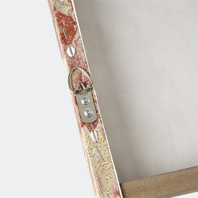Madison Park 3-Piece MDF and Gel Canvas with Knife Pallet Embellishment in Red