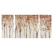 Madison Park 3-Piece MDF and Gel Canvas with Knife Pallet Embellishment in Red